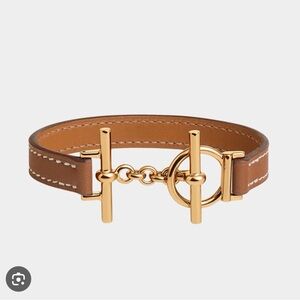 Hermes Croisiere Simple Tour bracelet Gold